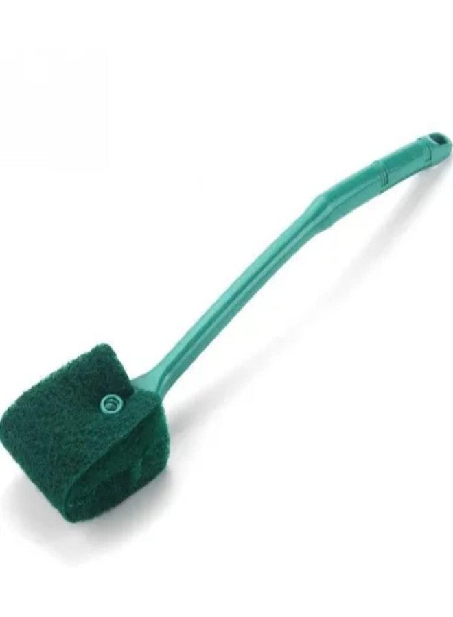 VAYINATO® Green Aquarium Fish Tank Cleaning Brush with Double Sided Sponge Long Handle Scrubber for Scratchless Effective Cleaning 40Cm by Petzlifeworld - Image 5